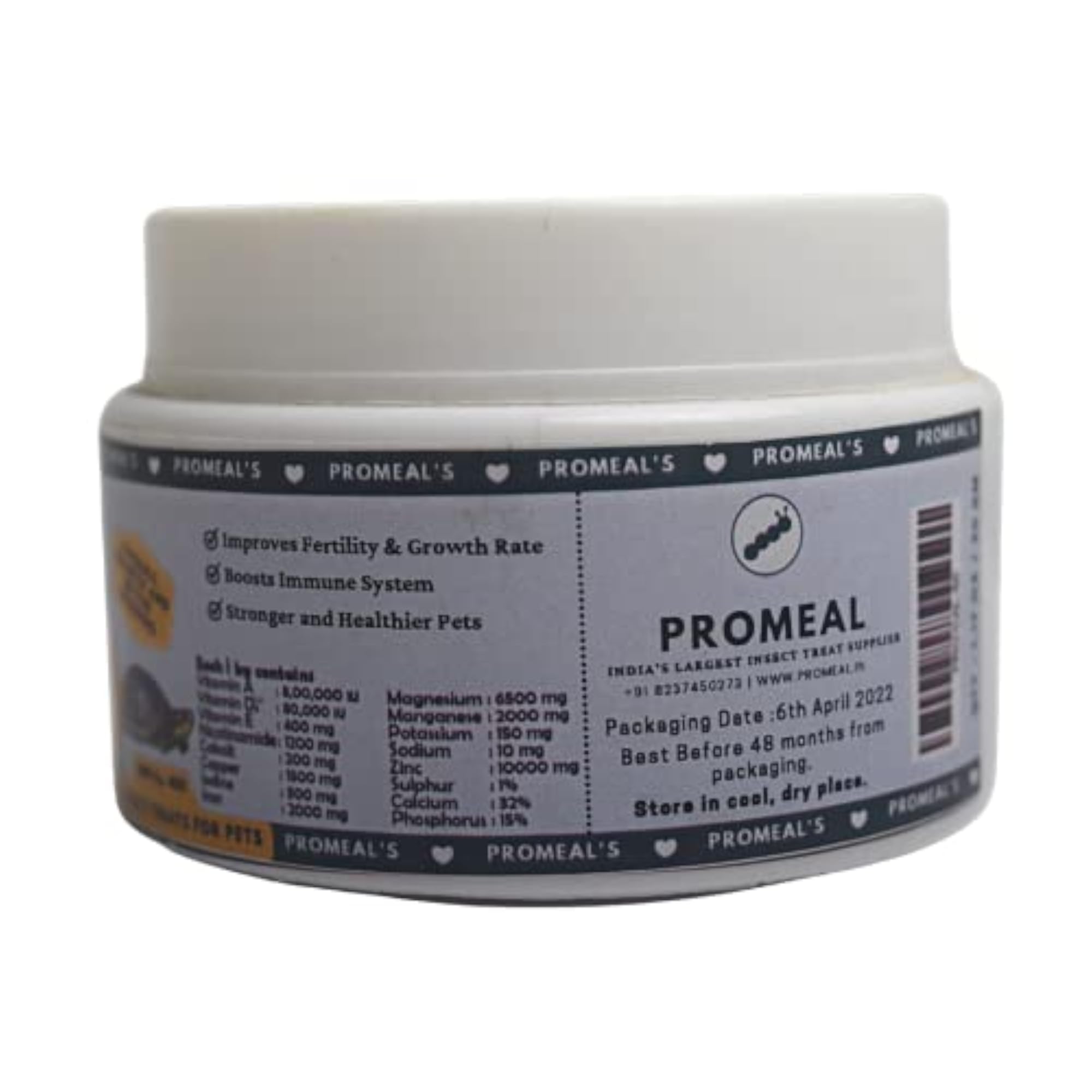 Promeal's VitaFeed, Dusting Supplement for Insects